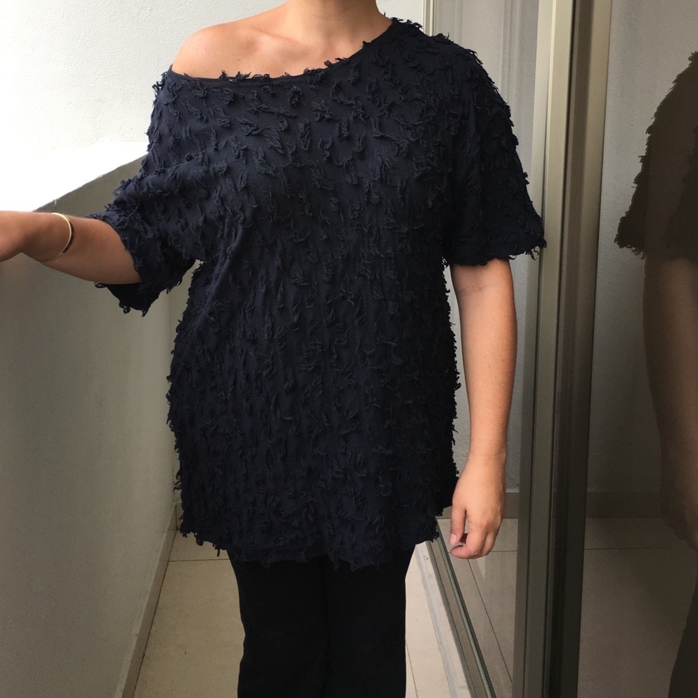 Vintage Jordache Black Top size M